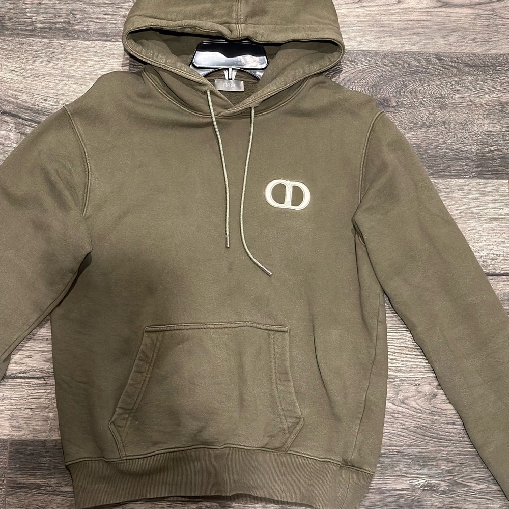 Men's Dior Olive Green Hoodie